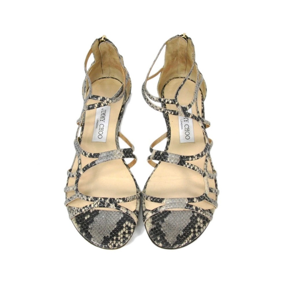 Jimmy Choo Python Sandals - Picture 3 of 11